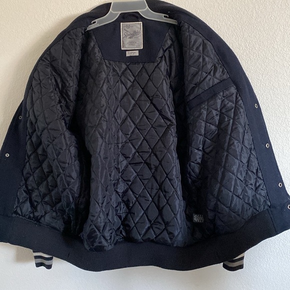 Springfield Classic Varsity Jacket by RAW BLUE Size L - Picture 3 of 8